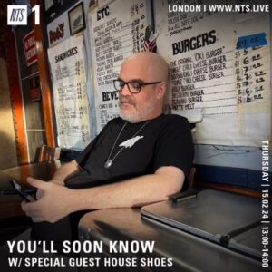 House Shoes Instagram - @nts_radio takeover tomorrow on the homie @timparker show. Tap in…

Westside Gunn/Conway/ALC - Hall & Nash 2 
Vel Nine/NugLife - Makeup, Hair & BS
Bruiser Wolf/Stretch Money - Dope Ain’t Good (prod Raphy)
Nelson Bandela/Swarvy - issait
Mickey Woods Jr./Tony Dark - The Roof
Jonwayne - No Joke (Exclusive)
The Opioid Era/Nottz - T
Conway The Machine/Cool & Dre/Conductor Williams - Give & Give/Mutty
ALC/Action Bronson - Vertigo
Chuck Strangers/ALC - Ski’d Up
Oliver Rothstein - You Owe
Miskeen Haleem/Oliver Rothstein - Organized Crime (Exclusive)
Elzhi/OhNo - Trick Dice
Crimeapple - Hunting Methods (prod. Preservation)
Bruiser Wolf/Fat Ray - G’z & Hustlerz (prod Raphy)
Fatt Father/DJ Jewels Baby/Proof(RIP) - Jus’t Won’t Pop
Tame One(RIP)/Young Zee - Art Of War (prod. Quelle Chris)
MIKE - Sixteens
Lofigo - Fresh Faces (prod Greg Zola) (Exclusive)
Yamin - Noon and Night
Tame One(RIP)/Young Zee - Practice (prod Quelle Chris)
ALC - Nothing Is Freestyle (Prod Teeko/Lancecape)
MIKE - Ho - Rizin