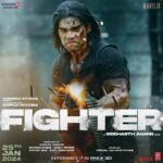 Hrithik Roshan Instagram – Locking eyes with the villain. 

#FighterOn25thJan releasing worldwide. Experience on the big screen in IMAX 3D. 

@rishabhsawhneyyyy @deepikapadukone @anilskapoor @s1danand #KevinVaz @ajit_andhare @mamtaanand10_10 @ramonchibb @ankupande @vishaldadlani @shekharravjiani @iamksgofficial @akshay0beroi @viacom18studios @marflix_pictures @tseries.official #FighterMovie