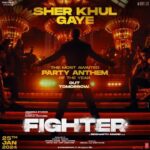 Hrithik Roshan Instagram - Let’s get this party started! 🪩 #SherKhulGaye SONG OUT TOMORROW. #Fighter #FighterOn25thJan @vishaldadlani @shekharravjiani @bennydayalofficial @shilparao @kumaarofficial @boscomartis @caesar2373 @deepikapadukone @anilskapoor @s1danand #KevinVaz @ajit_andhare @mamtaanand10_10 @ramonchibb @ankupande @iamksgofficial @akshay0beroi @viacom18studios @marflix_pictures @tseries.official #FighterMovie