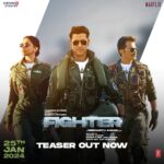 Hrithik Roshan Instagram - हर उड़ान वतन के नाम! 🇮🇳 #FighterForever. #FighterTeaser Out Now! #FighterOn25thJan #Fighter @s1danand @deepikapadukone @anilskapoor #KevinVaz @ajit_andhare @mamtaanand10_10 @ramonchibb @ankupande @vishaldadlani @shekharravjiani @iamksgofficial @akshay0beroi @viacom18studios @marflix_pictures @tseries.official #FighterMovie