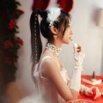 Hua Chen Instagram - 從大學開始玩到台服第9克里希🧚‍♀️ 媽咪 我打遊戲 打到終於被我唱到了啦！ 我成功了 愛死傳說對決🎮 @moba.garena.tw #冰雪節 #星際聖誕傳情說愛