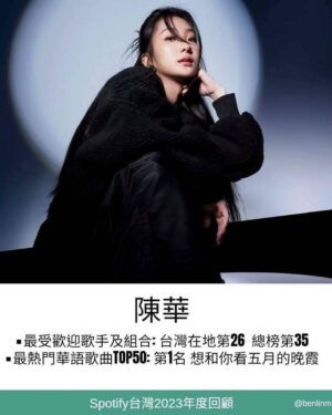 Hua Chen Instagram - 🎧🌟🤍
2024等我新專輯～（誇下海口）
哈哈哈哈哈哈哈哈你們耳朵準備好了嗎