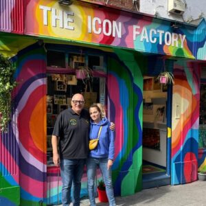 Hugh Wallace Instagram - Lovely morning wandering around Dublin and TempleBar. Special shout out to @iconfactorydublin & @rebirth_of_cool_dublin 
#dublin #shoplocal #irisharchitecture
