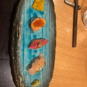 Hugh Wallace Instagram - Dinner time at Kaori Japanese food. 
•
Fabulous food + great company + master chefs + incredible staff, the perfect recipe for a wonderful, memorable evening. 
@hotelfariones 
#holidays