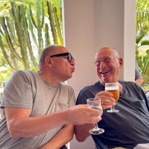 Hugh Wallace Instagram - Wishing Patrick Oman my beloved friend and confidant, for over 45 years, a fabulous happy birthday today. 
#friendship