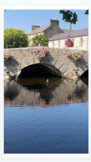 Hugh Wallace Instagram - A quick visit to Westport, where the tidy towns do an incredible job on the glorious flowers. 
I had a great fish dinner at Port Mor under owner and chef Frankie. 
A must visit to Treasure Trove and chat with Lily Rutledge a fountain of knowledge. 
Graham at Krem Makes special hand made gelato and sorbets in amazing natural flavors 🥝 🥥 🍒🍋 🍩 🍉
Alain of Savoir Fare fabulous cheese Charcuterie and delicious wines
Enjoyed chatting with the talented Tom Brawn, florist to the stars. 
#westport