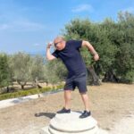 Hugh Wallace Instagram - Wonderful day exploring Roman architecture, we went early to get ahead of the crowds & beat the heat! #holidays #italy