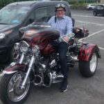 Hugh Wallace Instagram - I’m trying out new ways of travelling! What do you think? 🏍 🛥 Darren McGibney was the captain, such an interesting person to chat with. #shannon #ferry #motorcycle #kerry Shannon Ferries