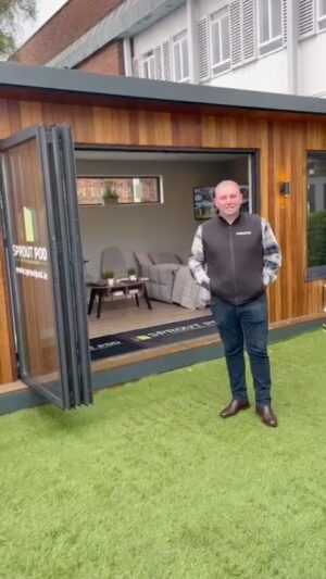 Hugh Wallace Instagram - Great modular homes, on show at The Ideal Homes. And they can get up to an A rating. 
An interesting product.