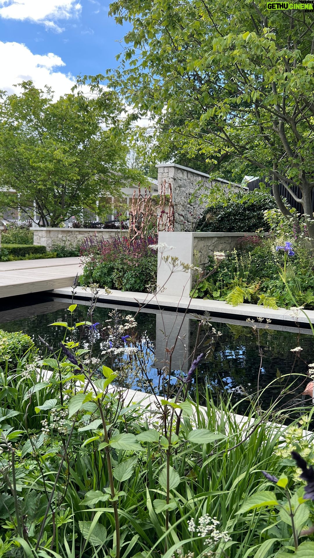 Hugh Wallace Instagram - A fabulous day having a sneak peek around @caraghnurseries sponsored show garden, designed by @andrew_christopher_dunne in @bordbiabloom #garden #gardendesign #showgarden #bloom #irishgarden #paidpartnership