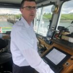 Hugh Wallace Instagram - I’m trying out new ways of travelling! What do you think? 🏍 🛥 Darren McGibney was the captain, such an interesting person to chat with. #shannon #ferry #motorcycle #kerry Shannon Ferries