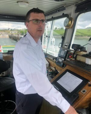 Hugh Wallace Instagram - I’m trying out new ways of travelling! 
What do you think? 
🏍 🛥 
Darren McGibney was the captain, such an interesting person to chat with. 
#shannon #ferry #motorcycle #kerry