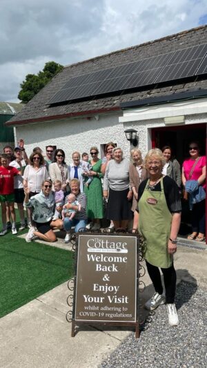 Hugh Wallace Instagram - The Cottage in Loughmore is the most wonderful idea, set up by two local woman, a not for profit organisation, with 12 employees, owned by the parishioners. It has created a new heart to the community. 👏 
The food is amazing. 
#local #localbusiness #community #shoplocal