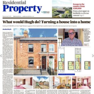 Hugh Wallace Instagram - What would I do? An article in todays @irishtimesnews property supplement. I visited this home in and did a walk-through of this fixer upper and how best to turn it into a home? Link to video on stories. 
#irishhomes #irishinteriors #fixerupper #irisharchitecture