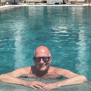 Hugh Wallace Instagram - 1. With the Barbie craze been so big I chose a pink scooter! 
2. Cooling off in the pool 
3. Delicious local food 
I’m off to Barcelona today and looking forward to visiting your suggestions. Thank you for sharing them. 
#holidays #spain