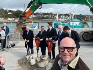 Hugh Wallace Instagram - Great news for Waterford! At the Turning of the Sod event for the project that will see the regeneration of Waterford Quays. 
Here as the architect advising the inimitable construction team of the Lord Mayor of Waterford, Cllr. John O'Leary, Taoiseach, @leovaradkar Minister for Housing, Local Government & Heritage, @darraghobrientd Minister for Transport, @eamondryan and Waterford City & County Council CEO, Micheal Walsh. 
#team #WaterfordQuaysRegeneration #architect #localgovernment