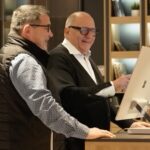 Hugh Wallace Instagram - I am happy to present to you PIETRA KODE the newest collection in the Dekton range by Cosentino. Mark, Area Director for Cosentino Ireland & Scotland and I had a wonderful time at #Cosentino HQ in Spain getting to know PietraKode. Three series which captures the atemporal beauty of Vicenza, Travertine, and Ceppo di Gré stones, reinterpreted through Dekton Technology. VK01 NEBBIA, VK02 AVORIO, VK03 GRIGIO, VK04 GRAFITE, K05 SABBIA, TK06 MARMORIO and GK07 Ceppo are part of the Pietra Kode collection. Can you guess which one is my favourite! Cosentino are proud of the fact that Dekton is the only carbon neutral product in its category in the market. You can check out more information about this amazing collection at: https://www.cosentino.com/en-ie/dekton/pietrakode/ #Dekton #HughWallaceArchitect #DektonPietraKode #DektonByCosentino #StoneDekoded #cosentinoireland #cosentinobelfast @dektonbycosentino