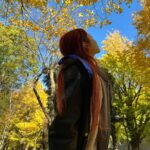 Huh Yun-jin Instagram - tree hugger
