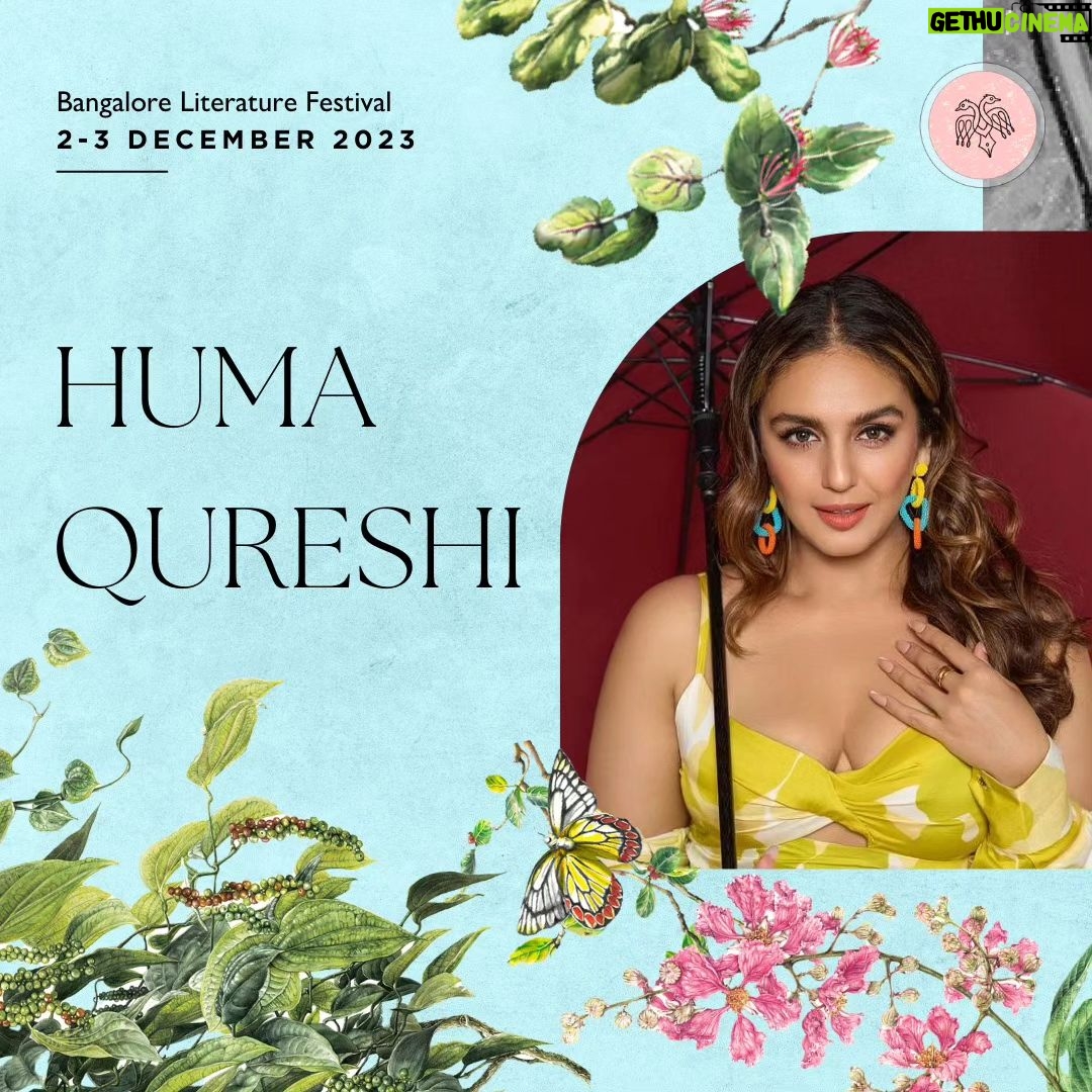 Huma Qureshi Instagram - From Delhi's bylanes to Bollywood's grandeur, Huma Qureshi's journey is a testament to triumph against all odds. Her unique voice resonates across mediums, and now, she adds 'author' to her list of accomplishments Her debut novel Zeba: An Accidental Superhero is represented by A Suitable Agency and will be published by HarperCollins India in December 2023. #HumaQureshi #BlrLitFest