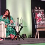 Huma Qureshi Instagram - A day well spent at The Bangalore Lit Festival with @_sidharth_jain_ 🤍 talking all things Zeba- An accidental superhero @harpercollinsin @asuitableagency
