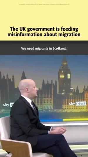 Humza Yousaf Instagram - 📉 Scotland’s population is aging, with a decline in working-age people.

🌎 Migration plays a crucial role in maintaining our public services and bolstering our economy.

🏴󠁧󠁢󠁳󠁣󠁴󠁿 Scotland needs a realistic, humane and safe approach to legal migration.