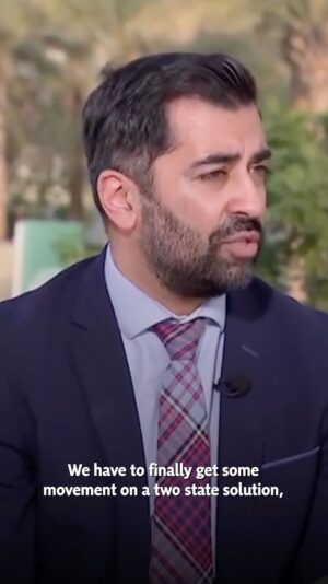 Humza Yousaf Instagram - At #COP28  I spoke with @cnbc about the need for an immediate ceasefire in Gaza and progress towards a two state solution for a lasting peace.

The forced displacement, collective punishment and killing of innocent civilians is utterly unacceptable and should be condemned.