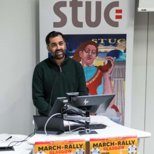 Humza Yousaf Instagram - The @scottishtuc rally was an opportunity to re-dedicate ourselves to the fight against racism and fascism.

To say loud and clear that Scotland rejects hatred and intolerance in all of its forms.

And I'll be with you every step of the way as we seek to advance equality for all.