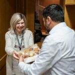 Humza Yousaf Instagram - Thanks to Ephraim and Margalit from the Scottish Council of Jewish Communities for bringing Giffnock's finest sufganiyah to @scotparl today, as #Hanukkah, the Jewish Festival of Lights, gets underway. A reminder, in spite of the darkness of recent times, of the power of light and of hope. Chag urim sameach! Scottish Parliament