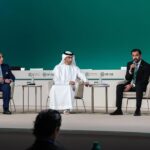 Humza Yousaf Instagram - At 🌍 #COP28 I took part in a @unclimatechange panel on building resilient and sustainable supply chains. 🏴󠁧󠁢󠁳󠁣󠁴󠁿 @scotgov is investing £500 million to anchor a new offshore wind supply chain in Scotland. To cut emissions, create green jobs and send a message to investors that Scotland means business. Dubai, United Arab Emirates