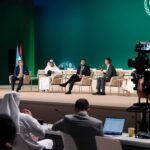 Humza Yousaf Instagram - At 🌍 #COP28 I took part in a @unclimatechange panel on building resilient and sustainable supply chains. 🏴󠁧󠁢󠁳󠁣󠁴󠁿 @scotgov is investing £500 million to anchor a new offshore wind supply chain in Scotland. To cut emissions, create green jobs and send a message to investors that Scotland means business. Dubai, United Arab Emirates