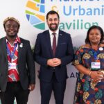 Humza Yousaf Instagram - At #COP28 I announced a further £2 million funding for loss and damage, taking @scotgov's Climate Justice Fund to £36 million. @c40cities and @givedirectly will each receive £1 million to tackle climate-induced loss and damage in communities worst affected by climate change. Dubai, United Arab Emirates