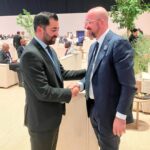 Humza Yousaf Instagram – 🏴󠁧󠁢󠁳󠁣󠁴󠁿🇪🇺 At #COP28 I spoke with @ursulavonderleyen and @charlesmichel about the need for countries to work together to tackle the climate emergency.

With our abundant renewable energy resources, Scotland is well placed to help Europe meet its net zero aims and support energy security. Dubai, United Arab Emirates