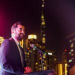 Humza Yousaf Instagram – A pleasure to host @ScotGov’s 🏴󠁧󠁢󠁳󠁣󠁴󠁿 #StAndrewsDay reception #COP28 and showcase Scotland’s sustainable food and drink produce. I was delighted to be joined by His Excellency Sheikh Maktoum Bin Butti Al Maktoum @maktoumbinbutti

Our delegation includes representatives from our renewable energy, agritech, space data, and bio-engineering businesses.

All playing a vital role in our transition to net zero.

#LetsDoNetZero Dubai, United Arab Emirates