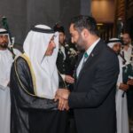 Humza Yousaf Instagram – A pleasure to host @ScotGov’s 🏴󠁧󠁢󠁳󠁣󠁴󠁿 #StAndrewsDay reception #COP28 and showcase Scotland’s sustainable food and drink produce. I was delighted to be joined by His Excellency Sheikh Maktoum Bin Butti Al Maktoum @maktoumbinbutti

Our delegation includes representatives from our renewable energy, agritech, space data, and bio-engineering businesses.

All playing a vital role in our transition to net zero.

#LetsDoNetZero Dubai, United Arab Emirates