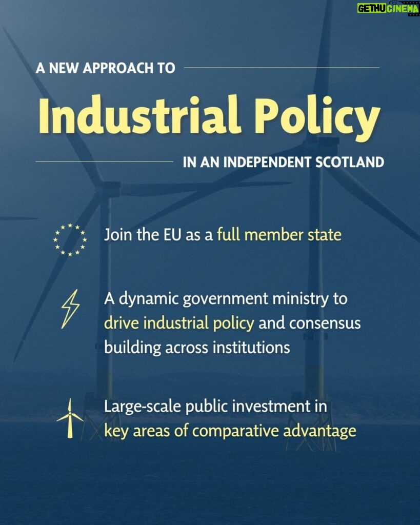 Humza Yousaf Instagram - The UK is the poor man of northwest Europe with a failing Brexit-based economy. My ambition is to demonstrate how we can build a stronger, more productive economy with independence. Underpinned by a bold industrial policy, a keystone of the new, better economy that is possible. ⬇️ You can read my full speech on industrial policy in an independent Scotland at the link below [LINK IN BIO]. https://www.gov.scot/publications/scottish-independence-industrial-policy/