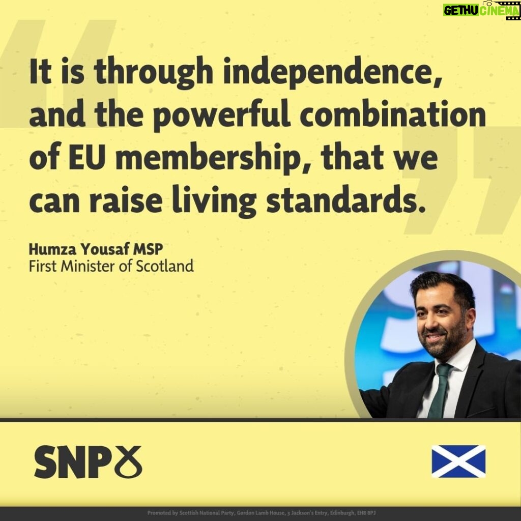 Humza Yousaf Instagram - The Brexit-based Westminster economic model is failing Scotland. @resolutionfoundation say if the UK had the average income and inequality of similar countries, the typical UK household would be £8,300 better off. The prize of independence is raised productivity and living standards.