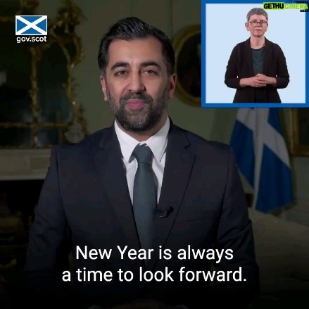 Humza Yousaf Instagram - In 2024, I hope we see an end to the suffering of the people of Gaza, Ukraine, and all of those impacted by the horrors of war. In Scotland, we will work tirelessly to protect people from Westminster harm, invest in our public services & grow our economy. My best wishes to you & yours for 2024. Happy #Hogmanay