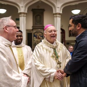 Humza Yousaf Instagram - It was a pleasure joining our Catholic community for midnight mass last night.

The kids were up at 8am this morning, I'm taking that as a win!

The tandoori turkey has been marinated overnight and is ready for the oven.

I hope Santa has been good to you all. Have a lovely day whatever you're doing. 

Merry Christmas to all.

#Christmas #MerryChristmas