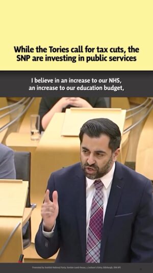 Humza Yousaf Instagram - Here’s what Scotland’s progressive taxation system delivers:

👧 Scottish Child Payment
💛 7 Scotland-only benefits
👶 The Baby Box
📚 Free tuition
💊 Free prescriptions
🧑‍⚕️ Free personal care
👧 Free childcare
🏠 A Council Tax freeze to protect household budgets
💷 The best paid NHS staff anywhere in the UK
🏥 More funding for Scotland’s NHS
📚 More funding for education
🚨 More funding for police and fire services