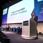 Humza Yousaf Instagram – #NetZero isn’t just a climate imperative, it’s an enormous economic opportunity.

Offshore wind will play a pivotal role in delivering a just transition for workers.

At #sroffshore24, I announced projects worth around £500 million that can unlock Scotland’s renewables potential. Glasgow, Scotland