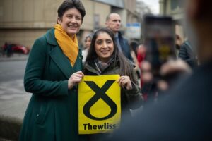 Humza Yousaf Instagram - SNP MP @alisonthewliss has relentlessly campaigned against the two-child limit and abhorrent rape clause.

A choice between the Tories, or Labour implementing Tory policy, is no choice at all.

Only @thesnp will stand up for Scotland’s values and oppose cruel Westminster policies