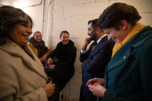 Humza Yousaf Instagram - SNP MP @alisonthewliss has relentlessly campaigned against the two-child limit and abhorrent rape clause.

A choice between the Tories, or Labour implementing Tory policy, is no choice at all.

Only @thesnp will stand up for Scotland’s values and oppose cruel Westminster policies