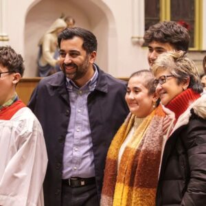Humza Yousaf Instagram - It was a pleasure joining our Catholic community for midnight mass last night.

The kids were up at 8am this morning, I'm taking that as a win!

The tandoori turkey has been marinated overnight and is ready for the oven.

I hope Santa has been good to you all. Have a lovely day whatever you're doing. 

Merry Christmas to all.

#Christmas #MerryChristmas