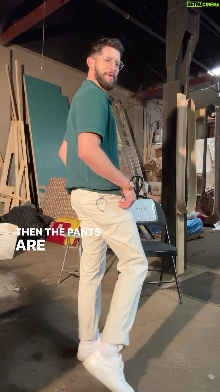 Hunter March Instagram - Outfit update #2 on my new mystery show! I call it “white pants, can’t sit anywhere” Should I do more of these? 👕 @jcrew 👖 @buckmason 👟 @commonprojects 👓 @warbyparker #mensfashion #fashion #wardrobe
