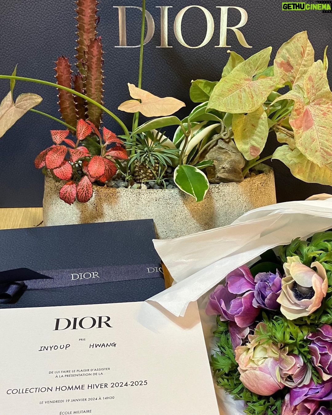 Hwang In yeop Instagram DIOR WINTER 2024 MEN S COLLECTION JANUARY time-to-eat-scrolller