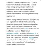 Ian Bremmer Instagram - "Unless he emerges as a peace broker (unlikely), an escalating and politically divisive war in the Middle East can only hurt Biden." In his latest column, @ianbremmer explains how the Gaza war could threaten Biden's 2024 prospects. Read the full story at the link in @gzeromedia's bio. #Israel #Gaza #Hamas #News #NewsHeadlines #IsraelHamasWar #IanBremmer #Biden #2024