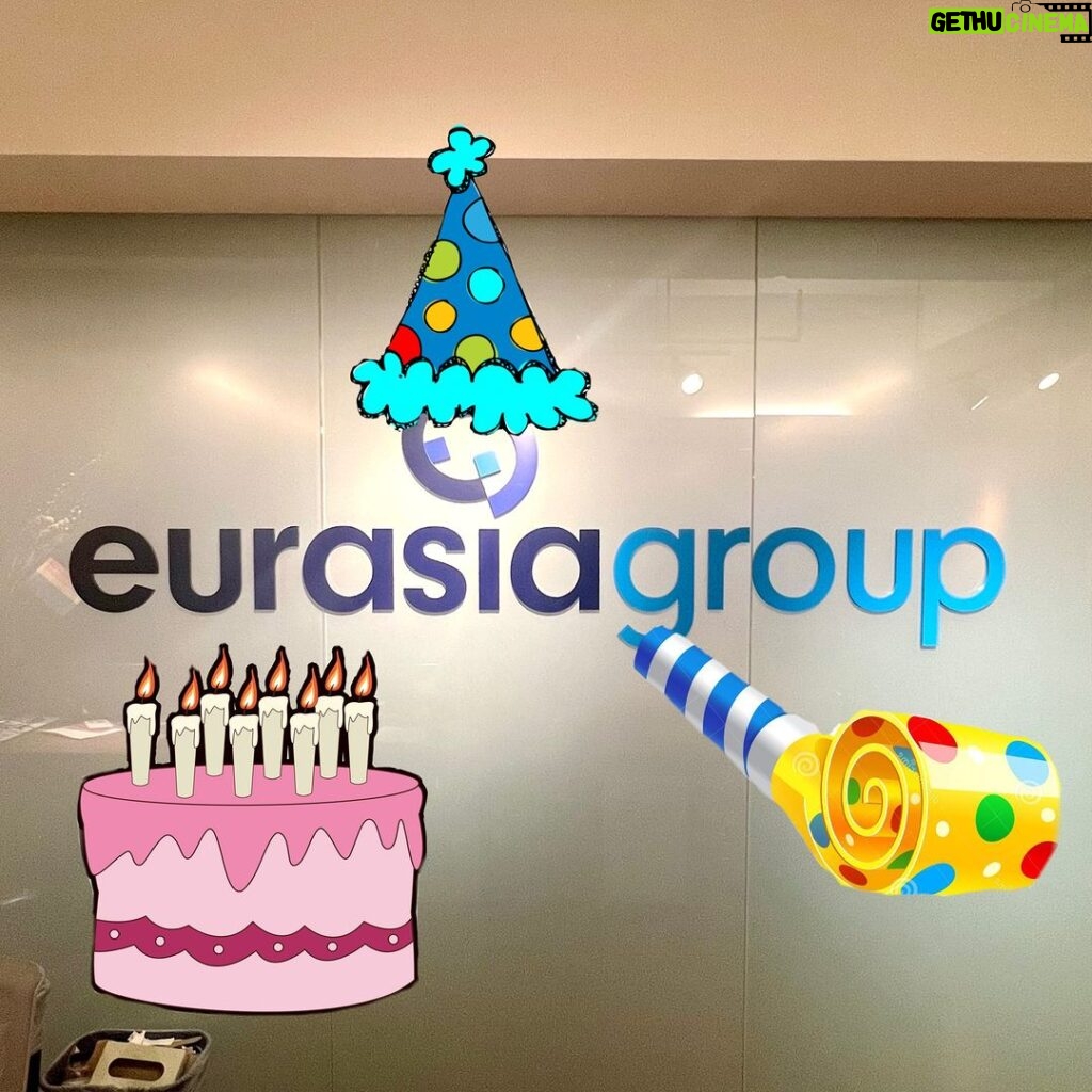 Ian Bremmer Instagram - congrats to eurasia group for turning 25 (?!?) today officially old enough to run for congress & big enough to hire better graphic designers than yours truly (you’re welcome) #EurasiaGroup25