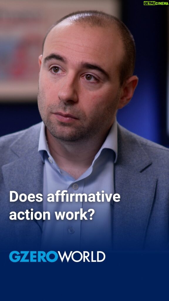 Ian Bremmer Instagram - Does affirmative action work…or is race the wrong metric? What do you think? Tell us in the comments 👇 @yaschamounk unpacks the intended purpose of affirmative action policies in contrast to what he actually sees playing out on Ivey League college campuses. Follow @gzeromedia for more interviews like this one on our weekly global affairs TV show, #GZEROWorld with @ianbremmer. #ianbremmer #yaschamounk #identitypolitics #affirmativeaction #culturewars