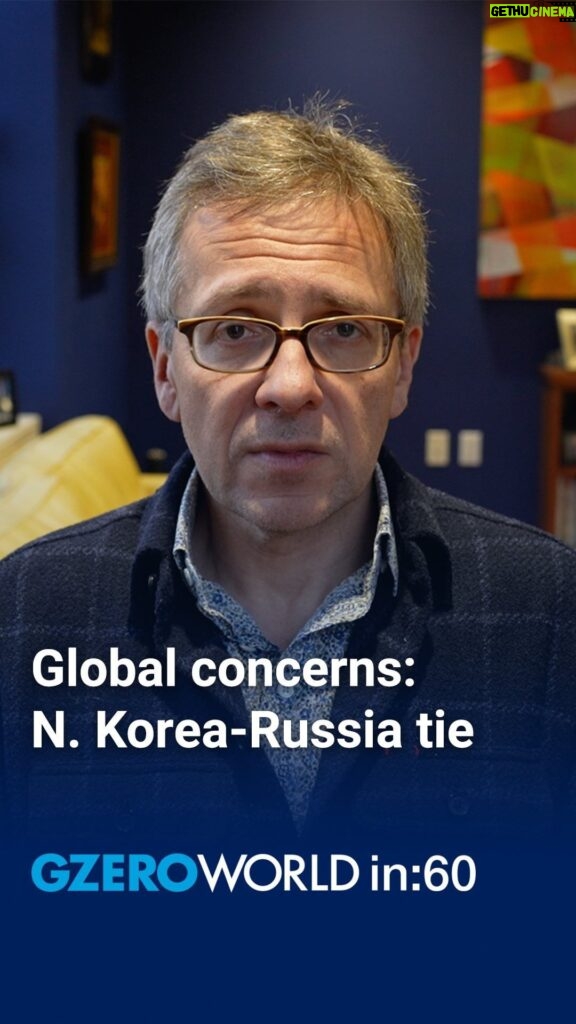Ian Bremmer Instagram - North Korea is arming Russia for its war in Ukraine, plus Russia is helping North Korea in return, including advancing their ICBM program. That historically was a red line for the Americans. How will the West react to all this? @Ianbremmer weighs in: “It would not surprise me if we’re going to see more trouble from the North Koreans in the coming months.” Do you agree? Is North Korea going to become even more dangerous this year? Let us know in the comments 👇 Follow @gzeromedia and subscribe to our free daily newsletter at the link in our bio for more analysis from Ian Bremmer. #IanBremmer #NorthKorea #news #KimJongUn #russia #putin #ukraine #ukrainewar
