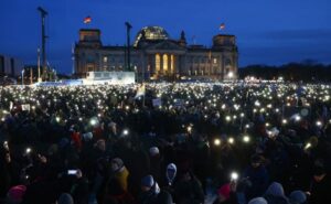 Ian Bremmer Instagram - estimated 1.4 million (!) people hit the streets of germany this weekend to protest against far right afd party